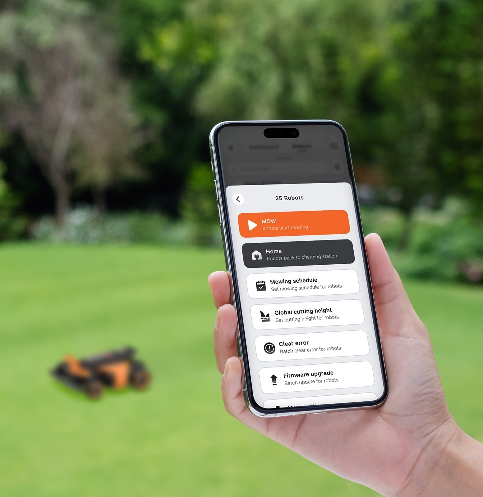 Segway Navimow i Series robot lawn mower.