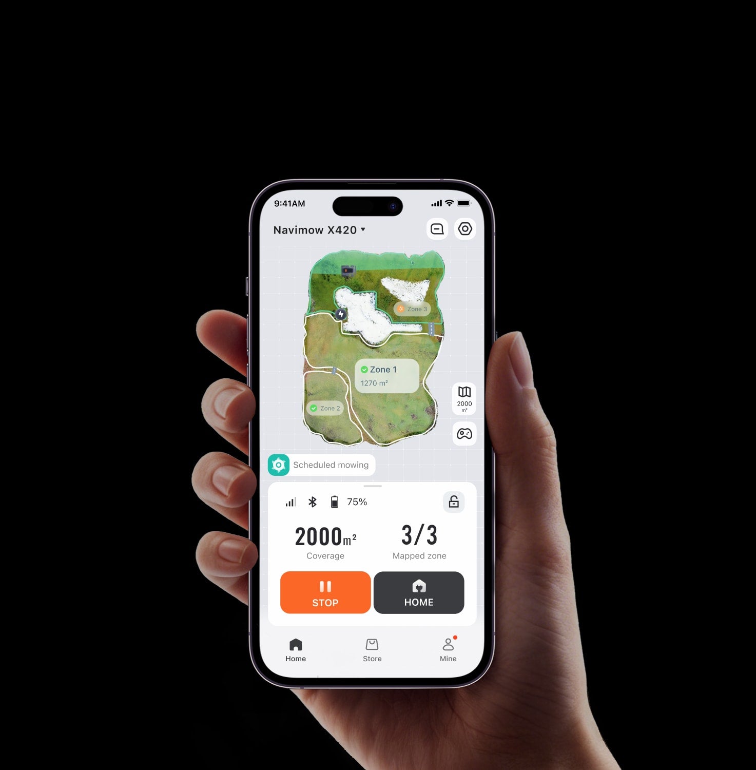 Navimow X420 robot lawn mower.