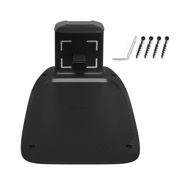 Navimow i110E robot lawn mower charging station with four screws.